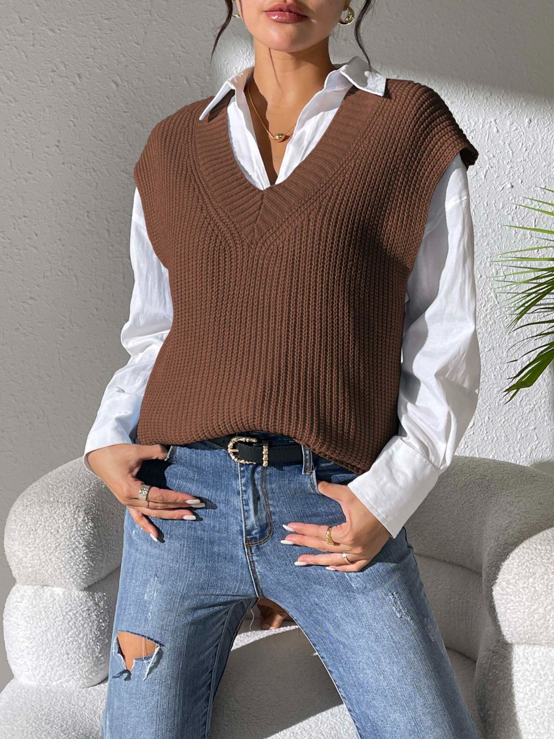 V-Neck Sweater Vest