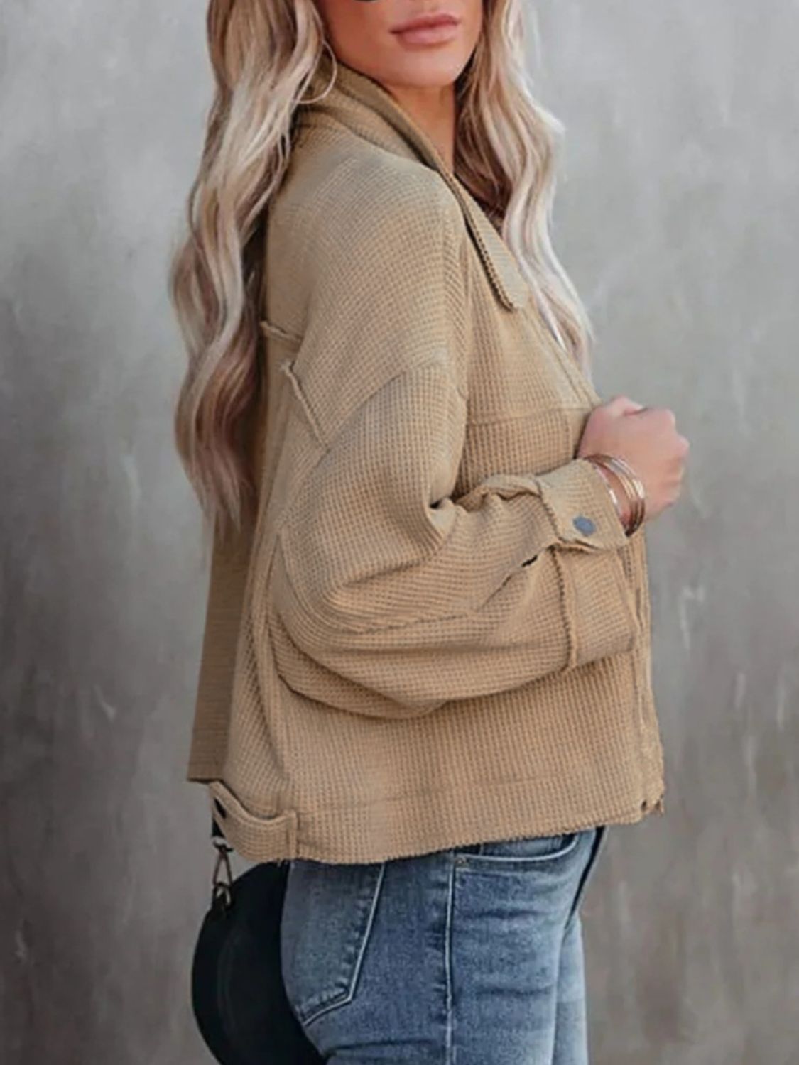 Button Up Long Sleeve Jacket